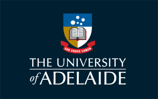 University full colour reverse vertical logo with black or dark blue background