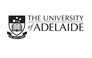 University horizontal white logo mono