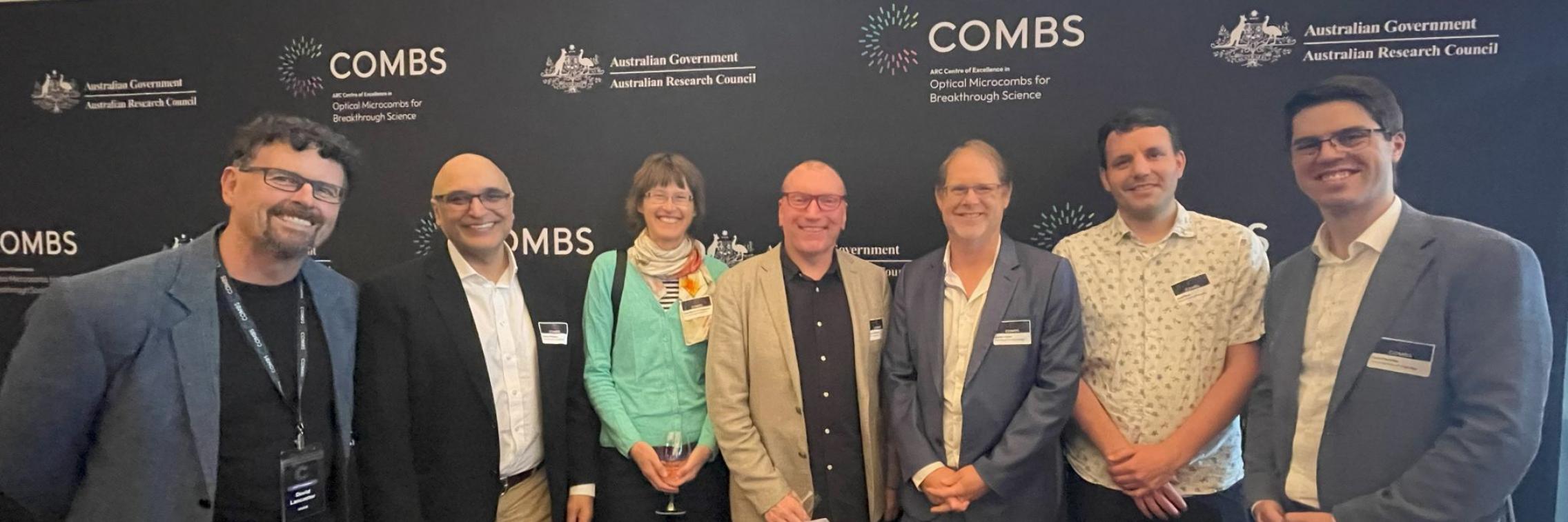 COMBS launch featuring Adelaide investigators with lead investigator Arnan Mitchell