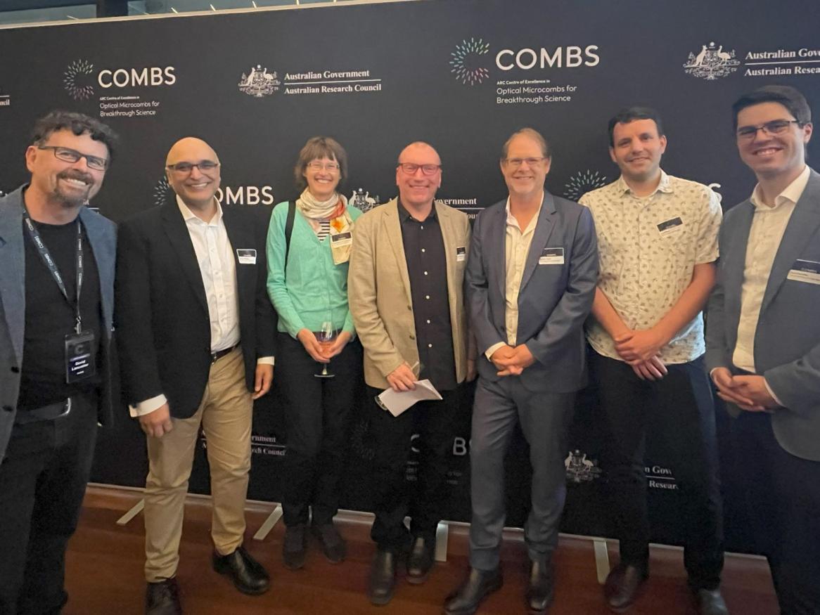 COMBS launch featuring Adelaide investigators with lead investigator Arnan Mitchell