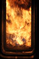 Swirled burner pressurized
