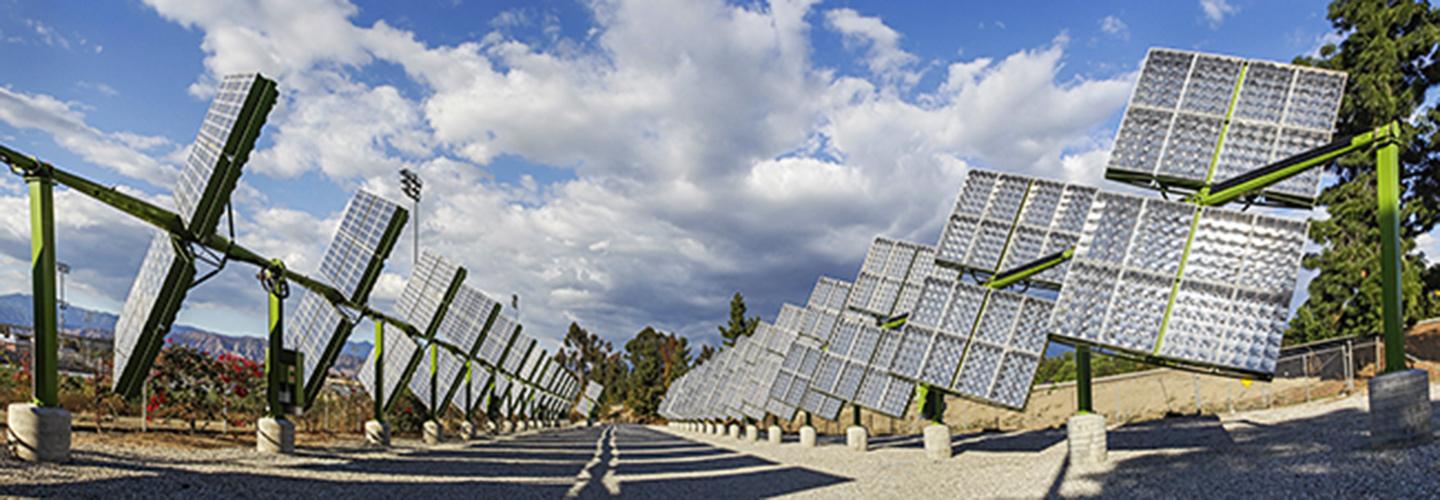 Heliostat pv trackers