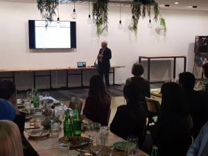 Anne Gillis visiting from US presenting at CHRD group dinner