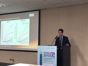 Christopher Wong presenting at APHRS