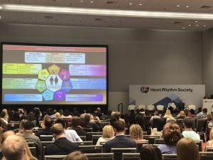 Melissa Middeldorp presenting at HRS 2019