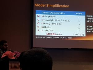 Kadhim Kadhim presenting Young Investigator Award