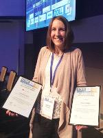 Celine Gallagher winning double awards at ACRA