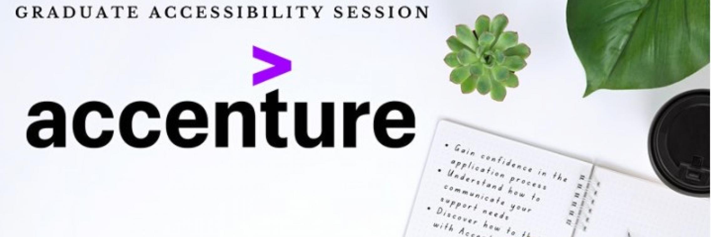 Accenture Graduate Accessibility Event banner