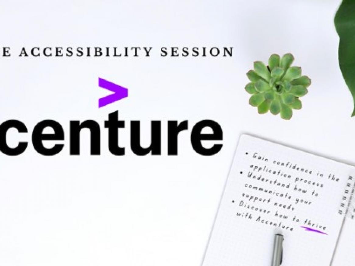 Accenture Graduate Accessibility Event banner