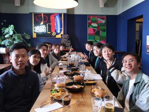 Group photo at the ELC's Aussie Pub Lunch event from Term 7, 2024