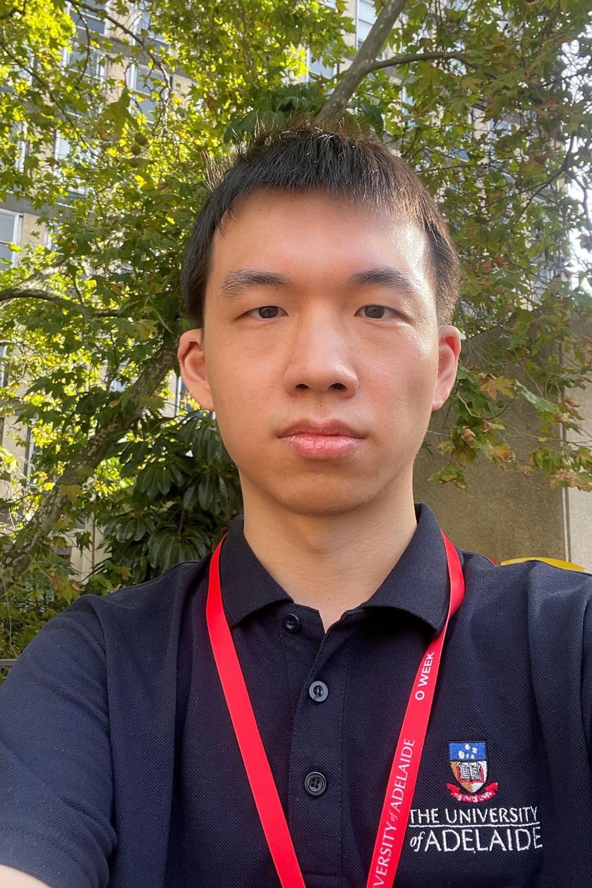 Selfie shot of Connections Volunteer, Qihong Cai