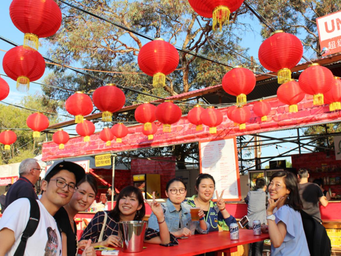 ELC students at lantern festival