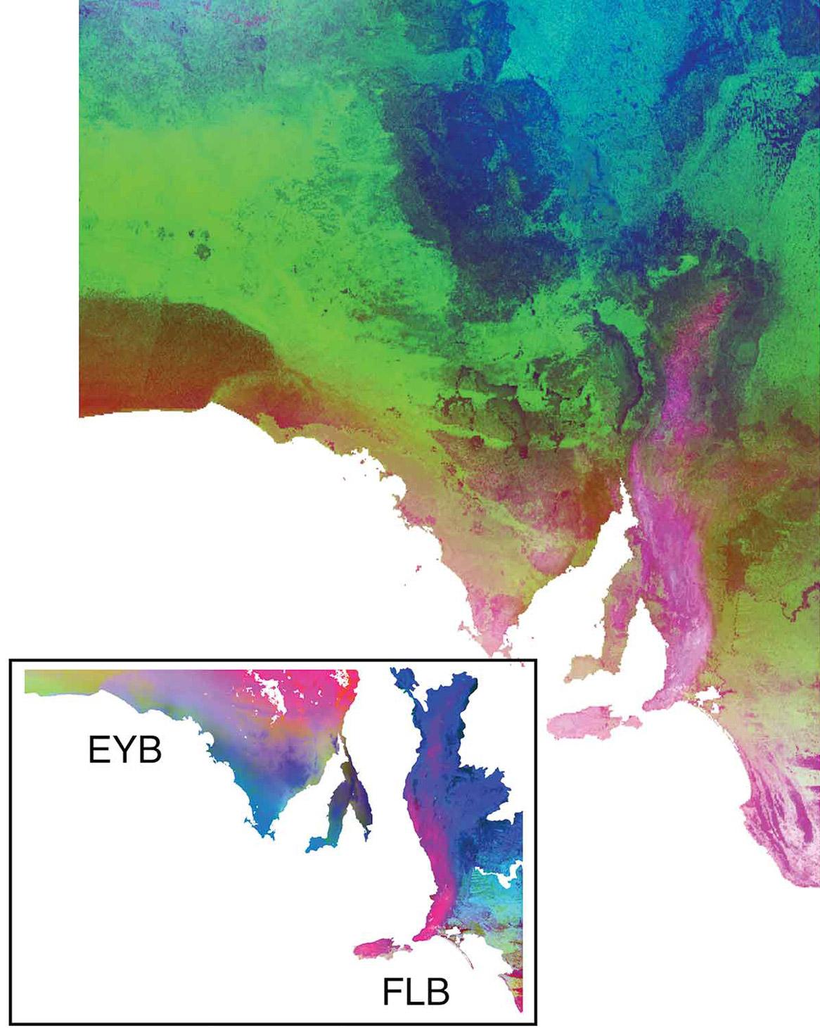 Climate change sensitivity map - Greg Guerin