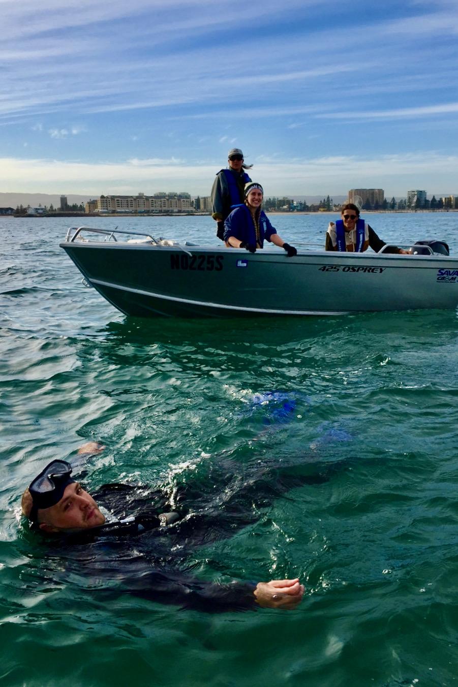 Snorkelling at Glenelg