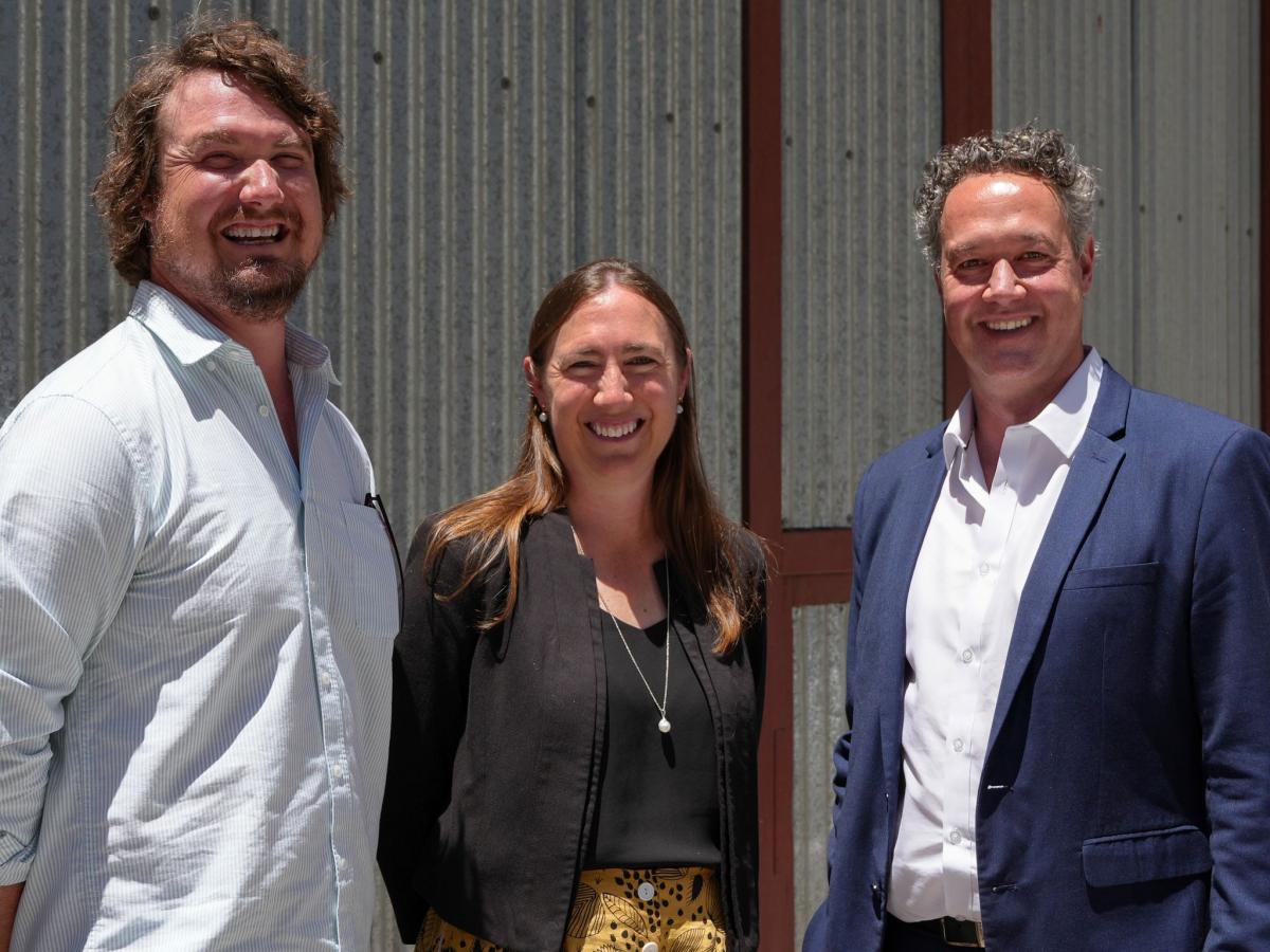 Prof Andy Lowe, Katherine Tuft, and Nathan Manders