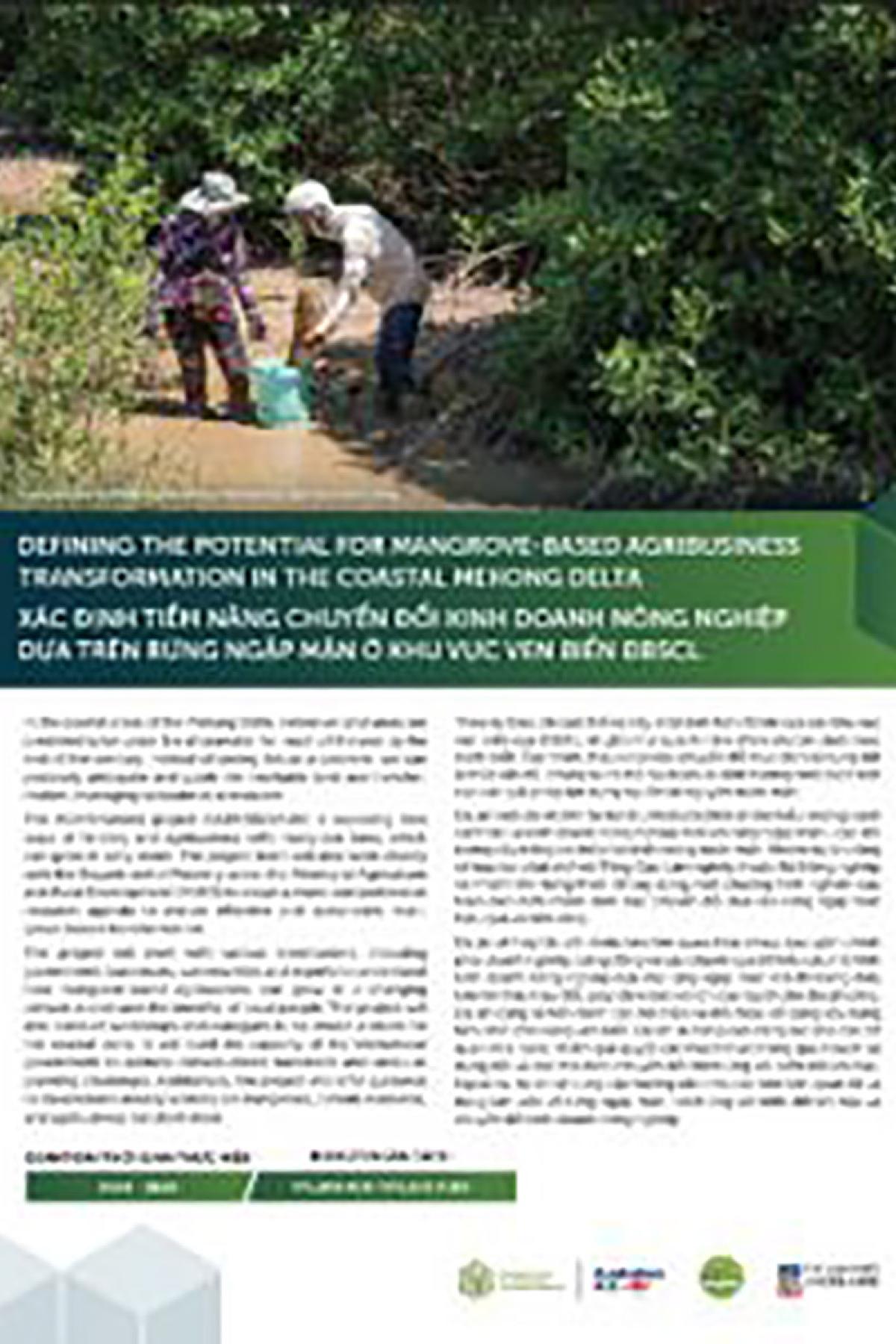 Project poster prepared developed by ACIAR