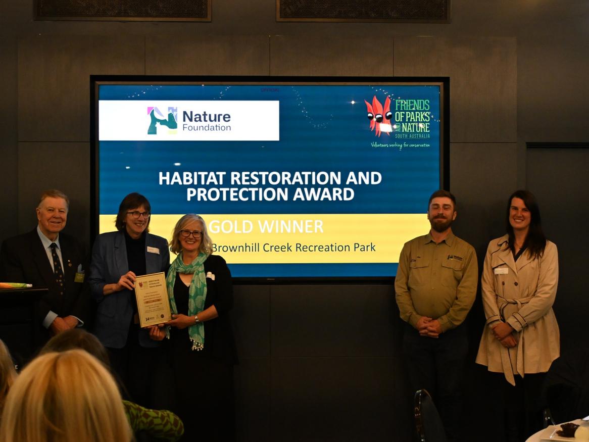 Bandi Bushcare Awarded Nature Foundation Habitat Restoration and Protection Award