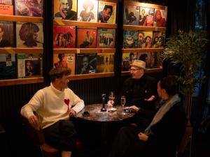 People sitting in a bar