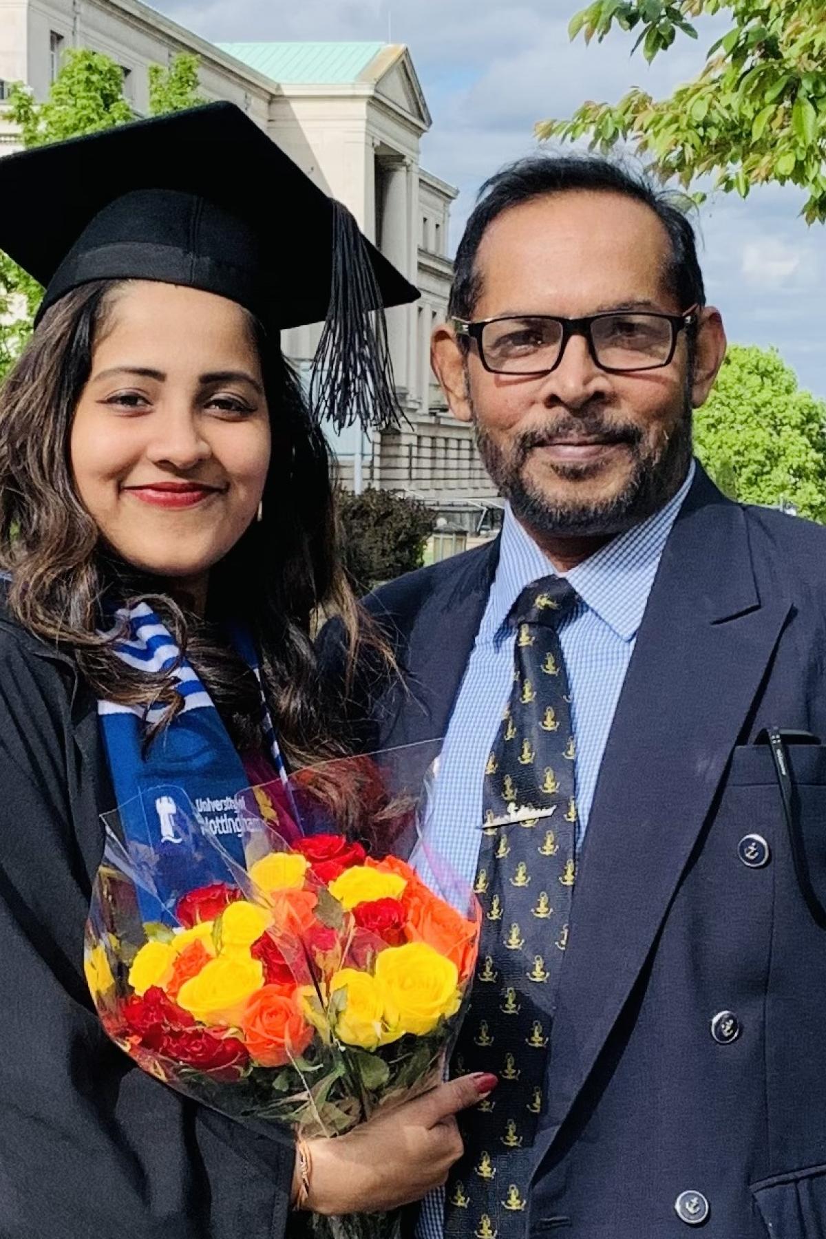 Nishadi, Student Emergency Fund recipient