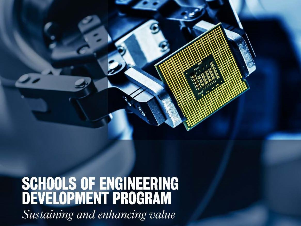 Cover of the Schools of Engineering Development Plan