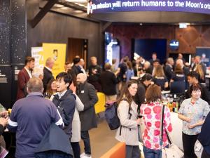 Guests networking at the 2024 Adelaide German Week: Science, Business, and Innovation Day