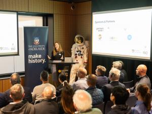 Professor Jessica Gallagher at the 2024 Adelaide German Week: Science, Business, and Innovation Day 