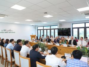 Meeting at Vietnam National University, Hanoi