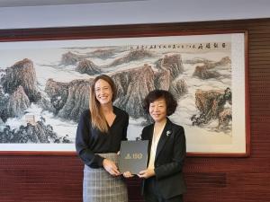 Professor Jessica Gallagher and Ms LI Qing, Deputy Secretary General, China Scholarship Council