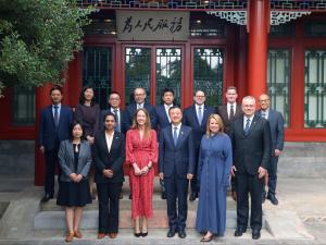 The University of Adelaide delegation at Tsinghua University