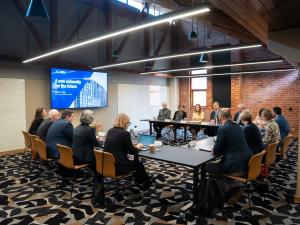 Meeting with University of Adelaide and University of Freiburg delegates