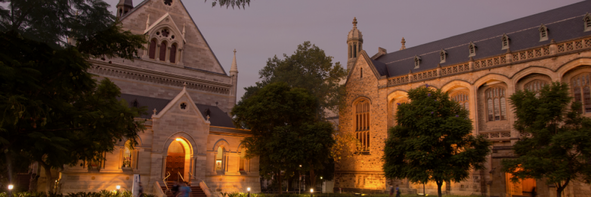 Goodman Crescent at dusk