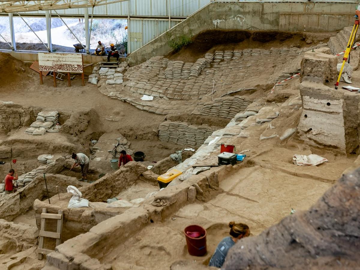 Archaeological excavation