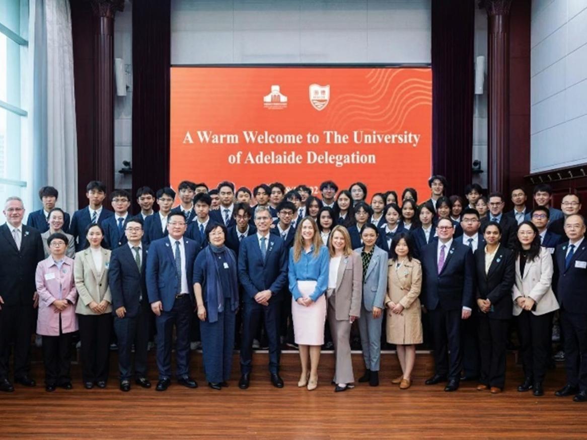University of Adelaide delegation at Haide College