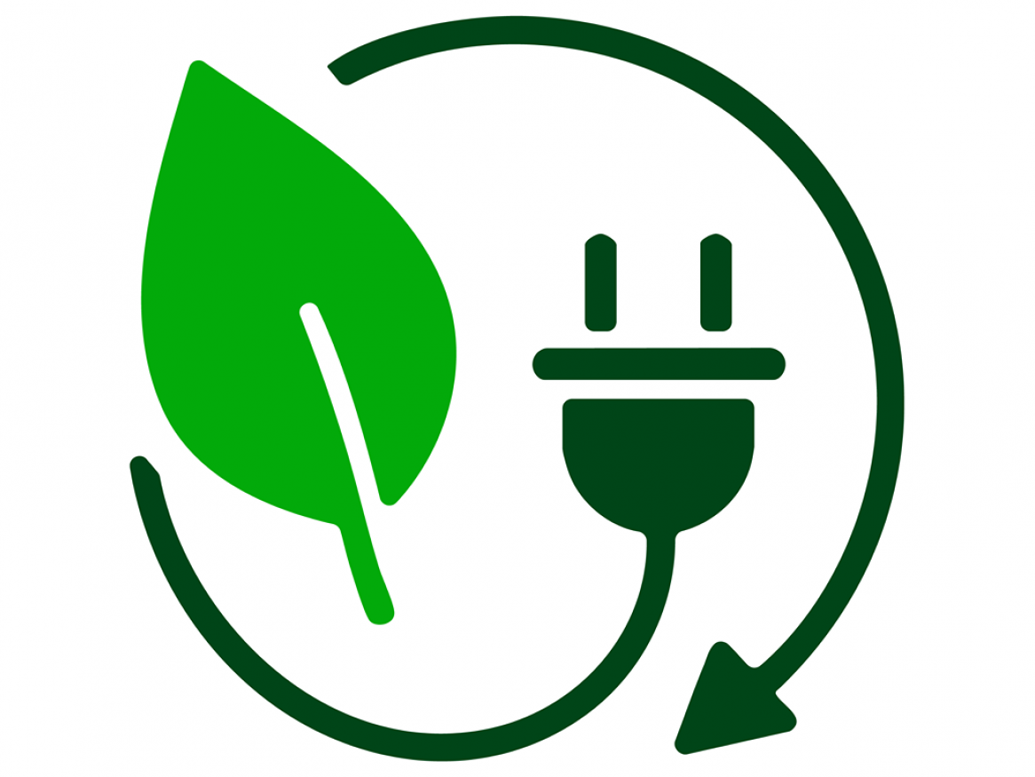 Sustainability and energy theme icon