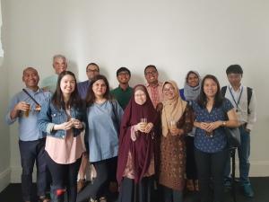 Prof. Stringer with GFAR PhD students