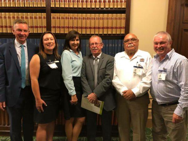 Left to Right: Hon John Dawkins MLC, Sheree Bowman (Chair of LASA), Hon Susan Close MP, Hon Geoff Brock MP, John Chester (ALT), Gerry Butler (past Chair of LASA)