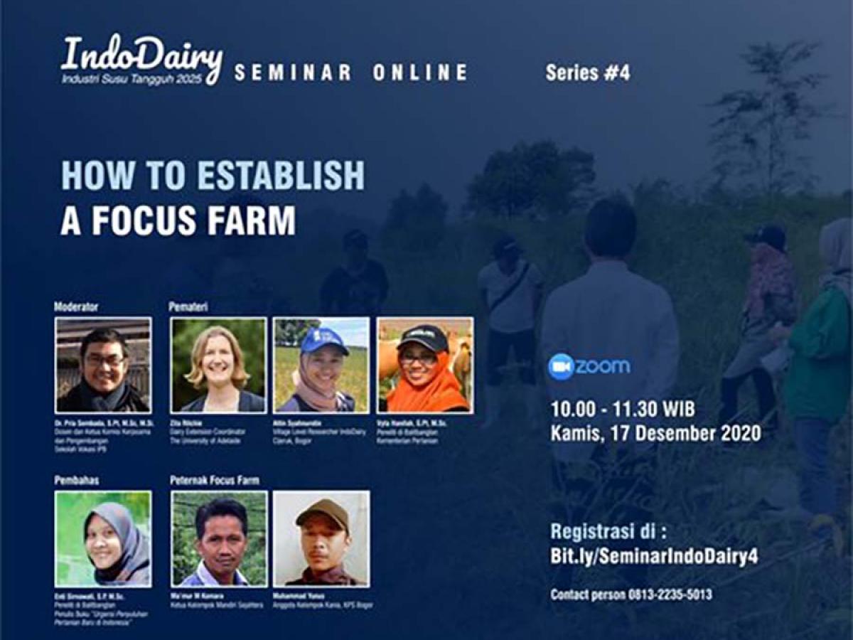 How to establish a focus farm - Seminar #4