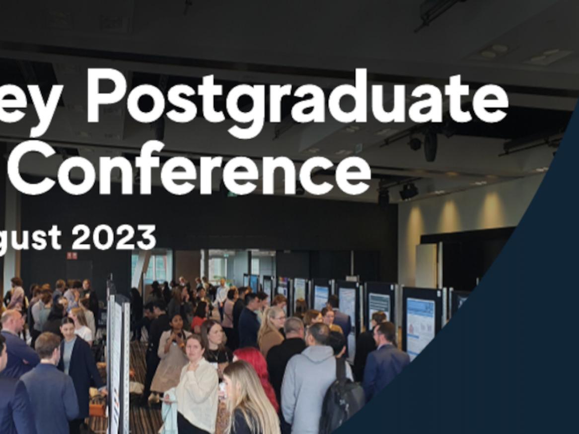 A banner image for the 2023 Florey Postgraduate Research Conference