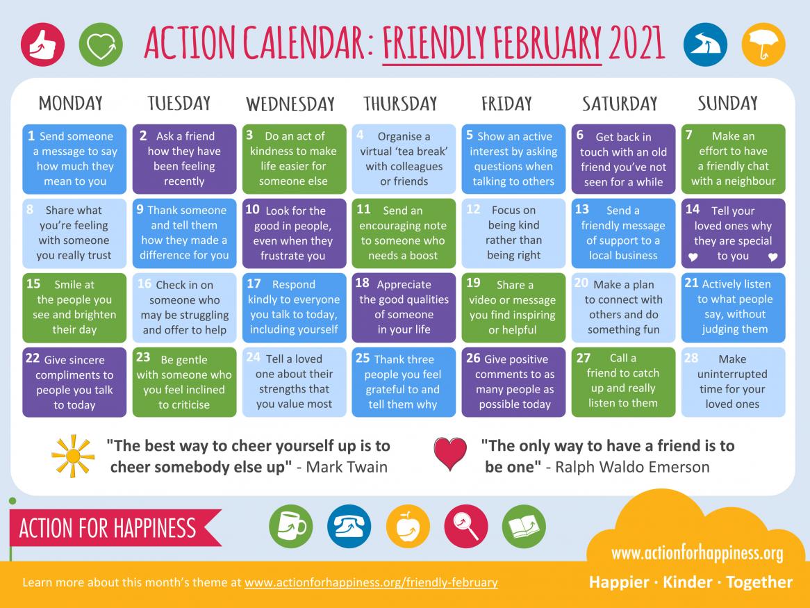 Friendly February 2021