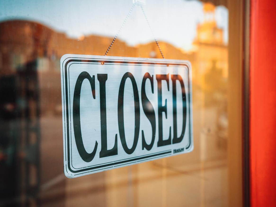 University closedown period