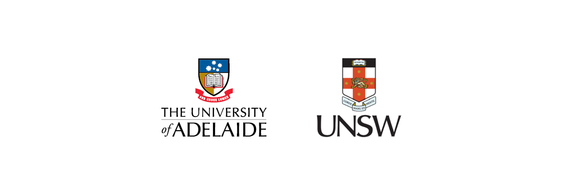 UoA logo and UNSW logo