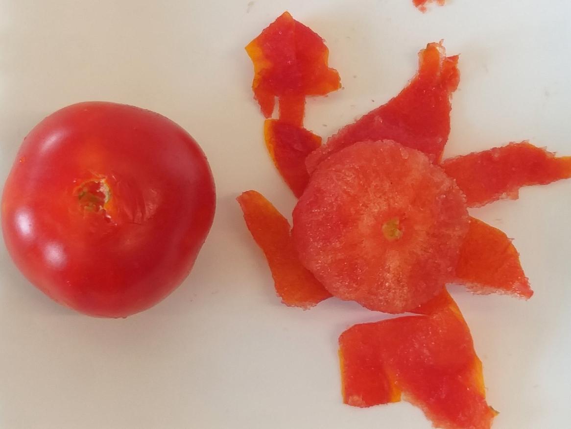 easy peel tomato
