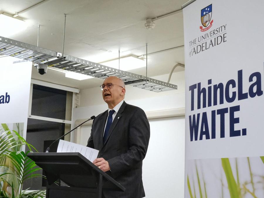 For Engagement eNews October 2019, photo of Hon David Pisoni MP at the launch of ThincLab Waite