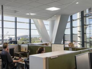 AHMS office with view of Adelaide Oval