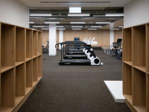 Rehabilitation gym and storage area in level 1 Hughes