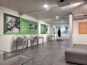 Ira Raymond Exhibition Room with feature photography 
