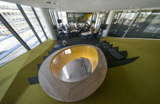 Photo of a very funky meeting area in AHMS