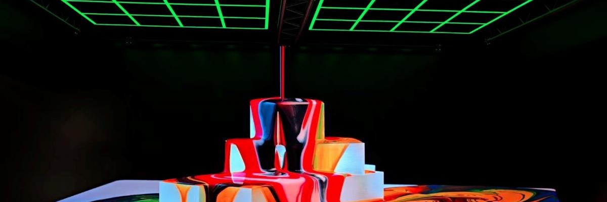 Digital projection in the Australian Lab for Immersive Technologies