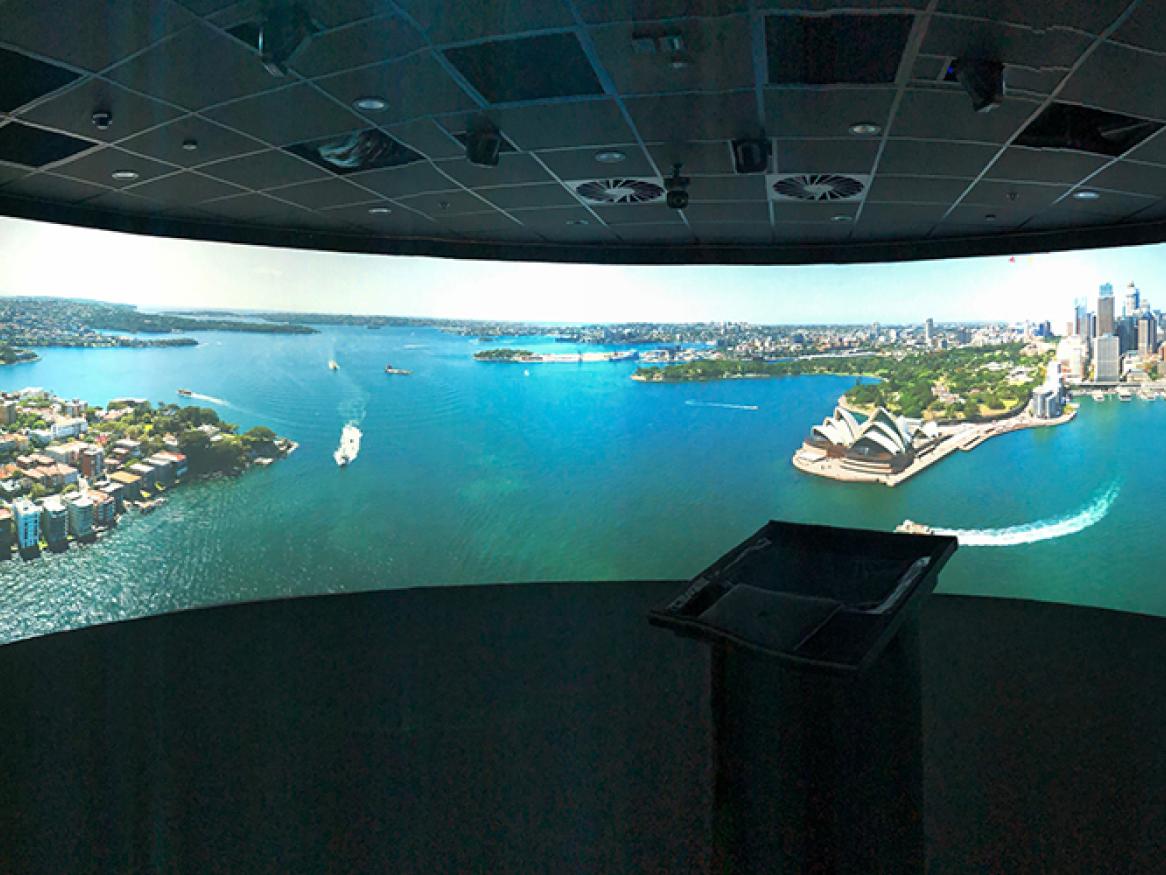 Immersion Room panoramic view