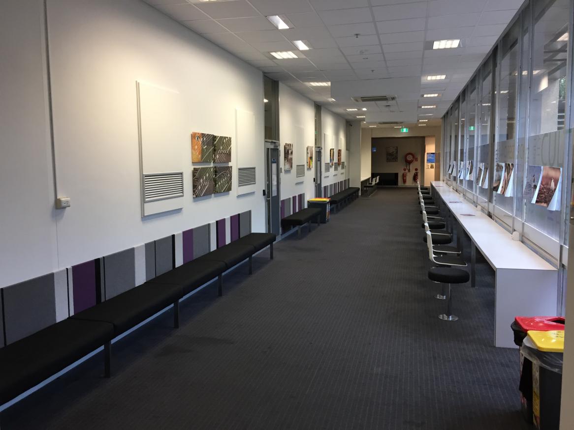 Photo of refreshed public space (hallway) in Napier